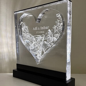 Illuminated Wedding Heart